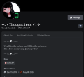 Thoughtless' discord profile as of May 29, 2024.